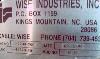  WISE INDUSTRIES Model R182 pillow stuffer,